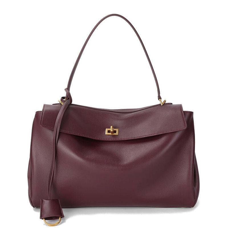 Tiffany & Fred Paris Large Smooth Leather Tote